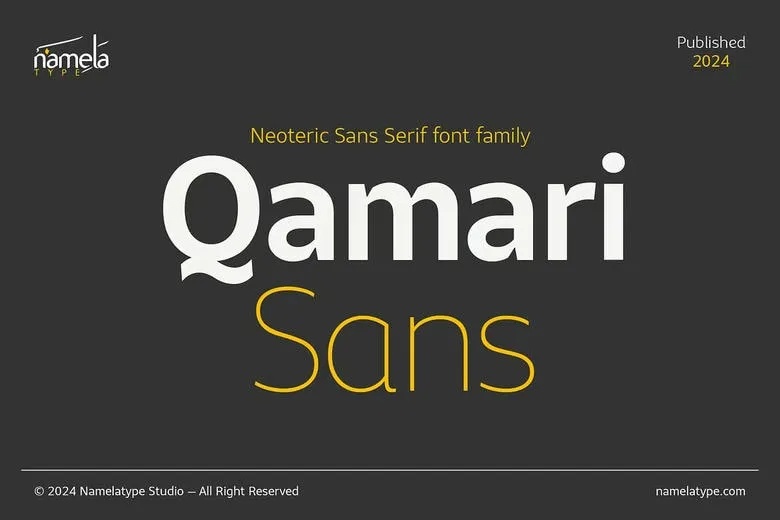 Qamari Sans Font