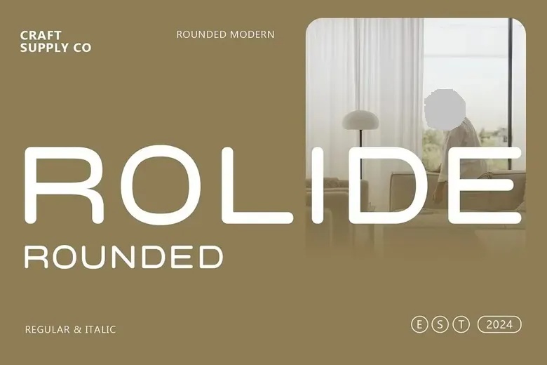 Rolide Rounded Font