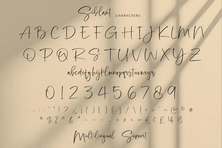 Sibilant Font