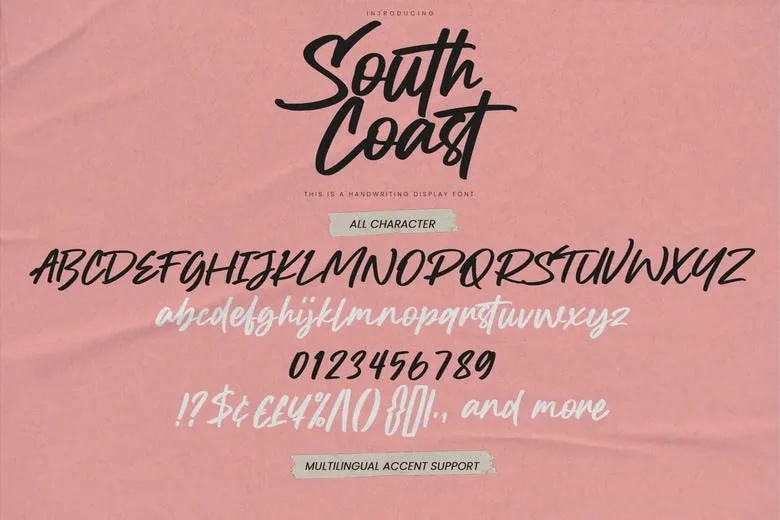 South Coast Font
