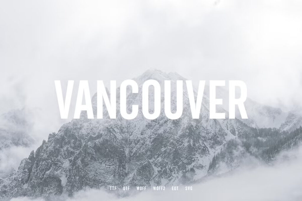 Vancouver Font
