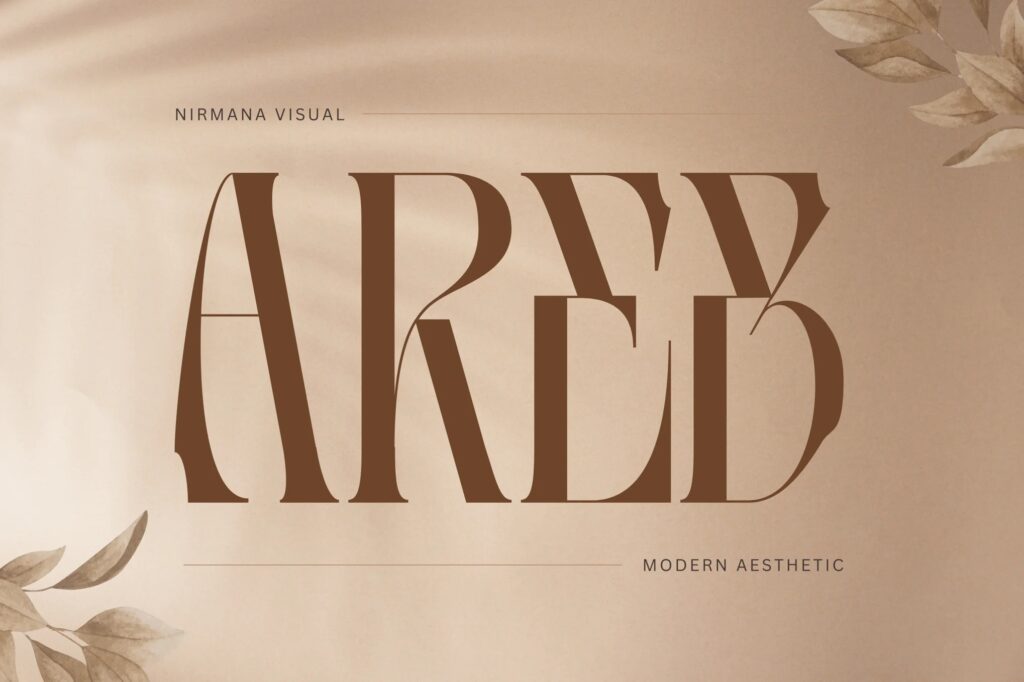 Areb - Branding Logo Font
