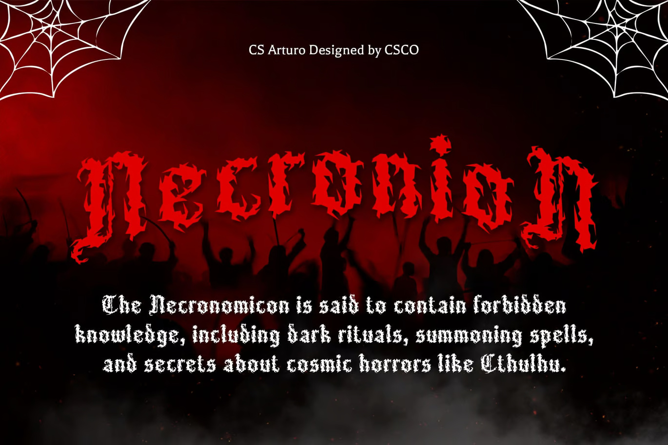 Arturo – Black Metal Font