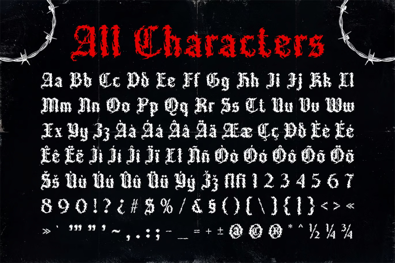 Arturo – Black Metal Font