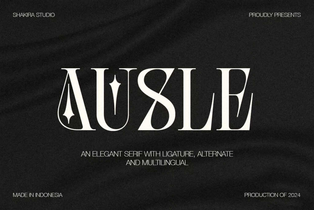 Ausle – Elegant Serif Font
