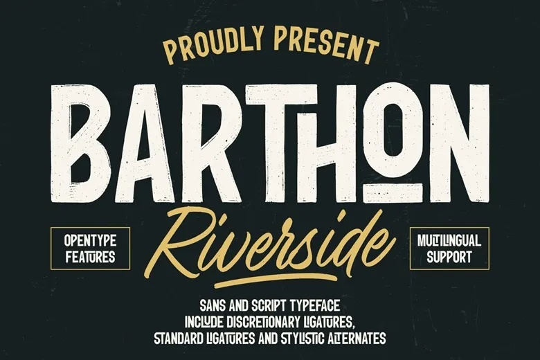 Barthon Riverside Font