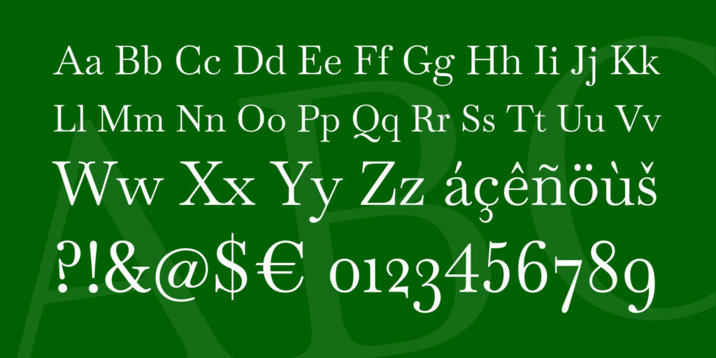 Baskerville Font Family