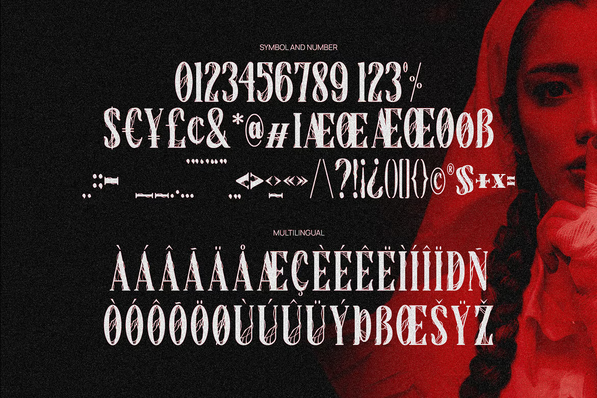 Bloodrage Gothic Display Serif Font