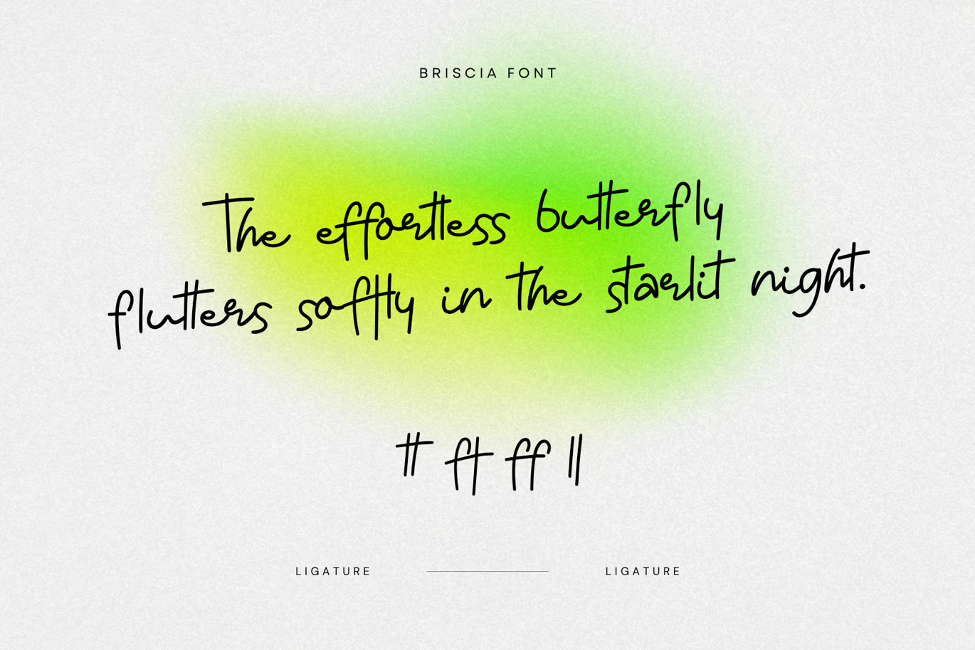 Briscia A Graceful & Timeless Script Font