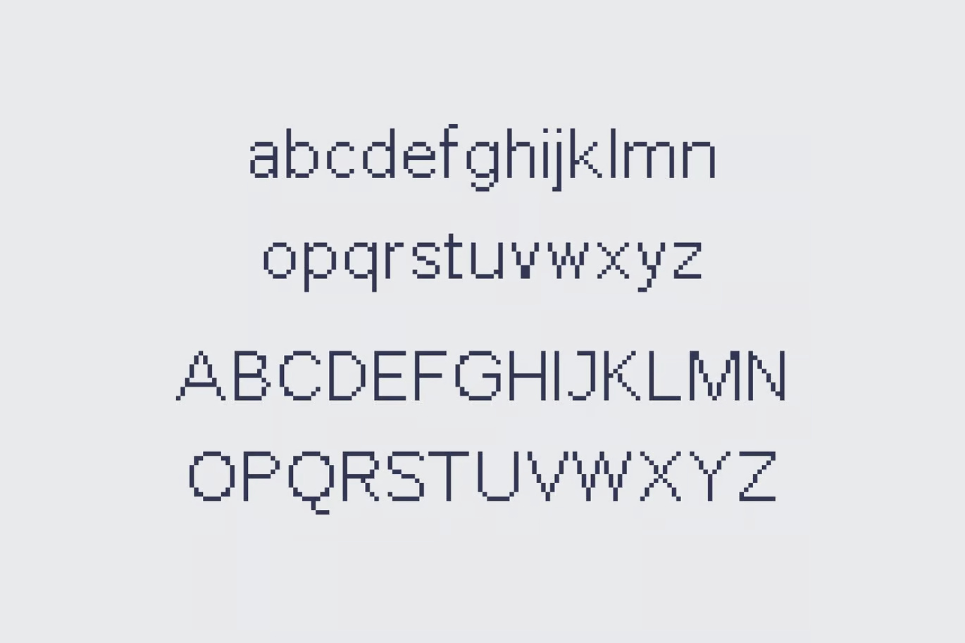 Chonky Pixel - 8Bit Pixel Typeface