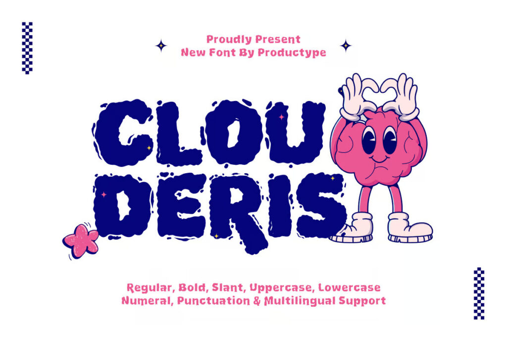 Clouderis - Bubble Font
