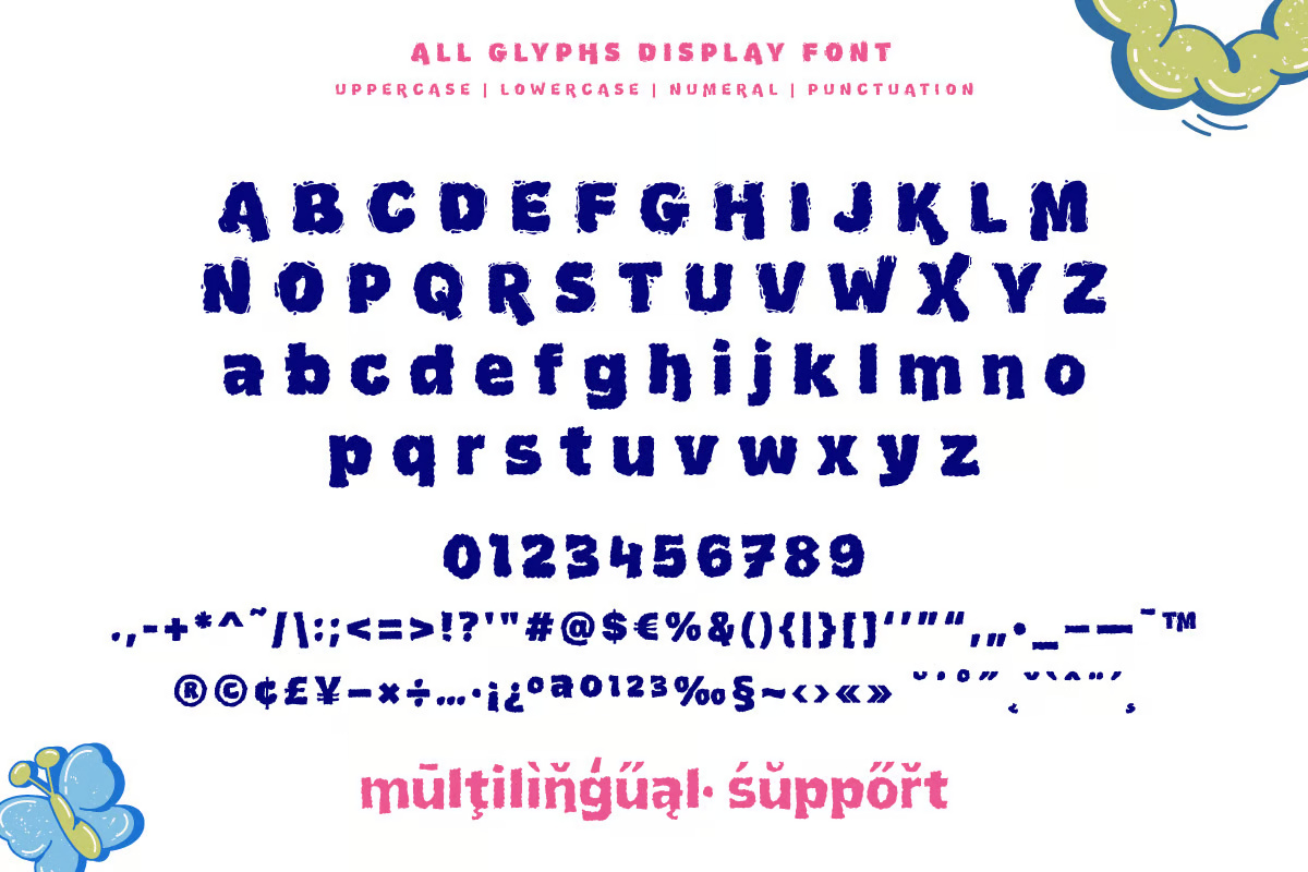 Clouderis - Bubble Font