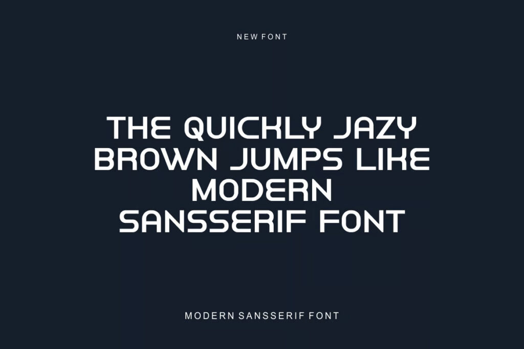 Exbed - Modern Sans Font
