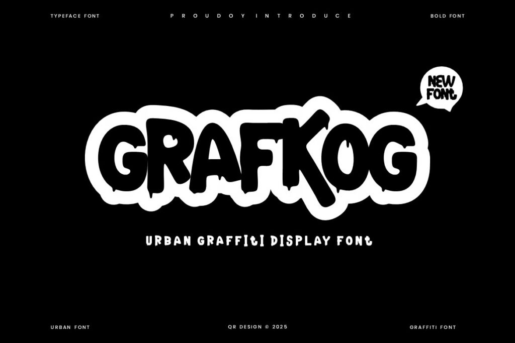 Grafkog - Splash & Urban Skate Font