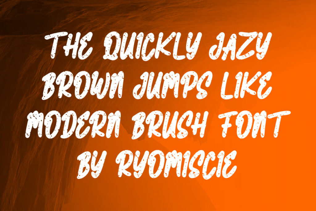 Groovy Blank - Handwritten Brush Font
