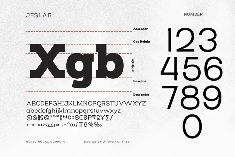 Jeslab Font