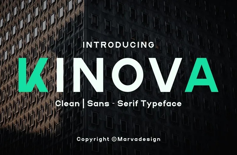 Kinova Font