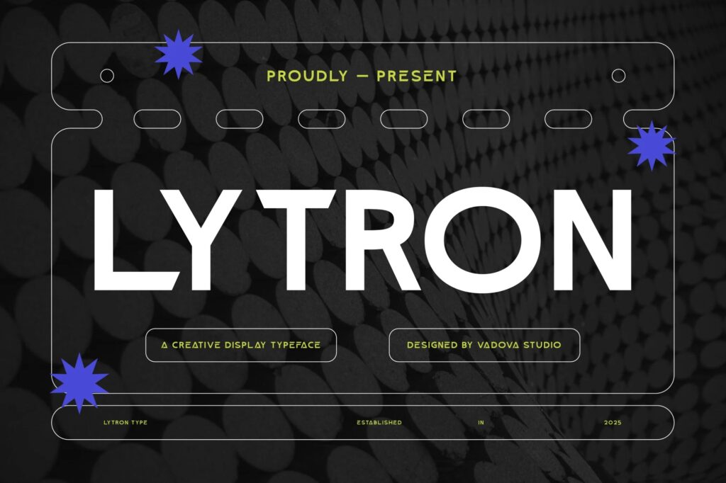 Lytron Creative Display Font
