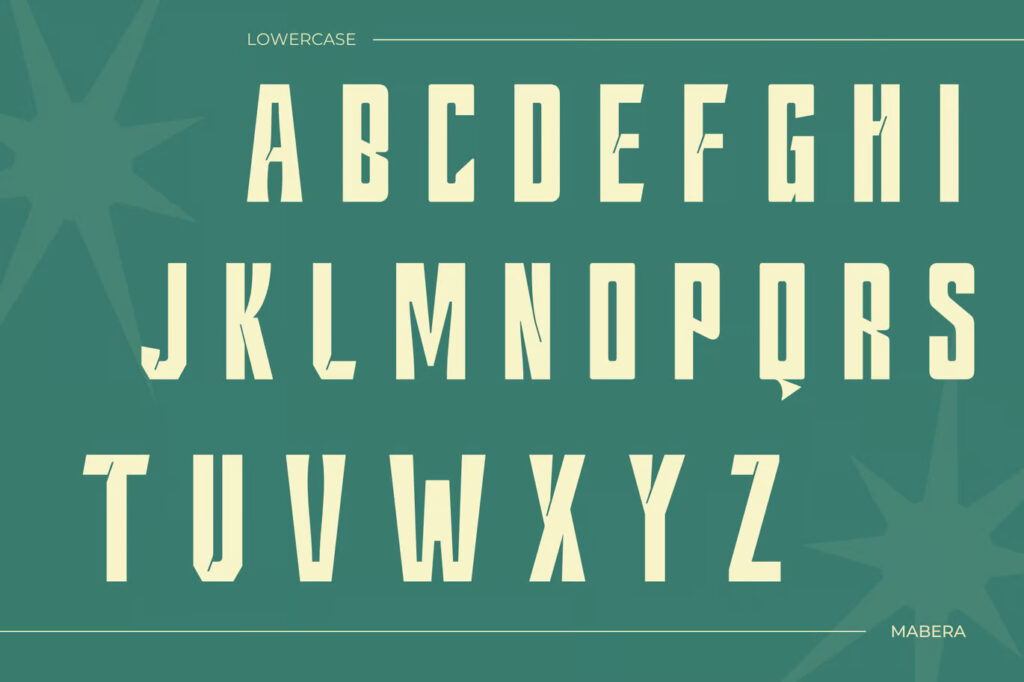 Mabera - Branding Logo Font
