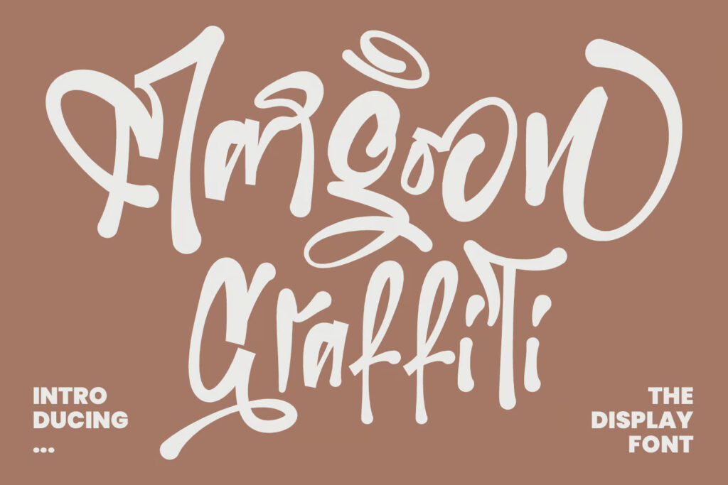 Margoon Graffiti Display Handmade Font
