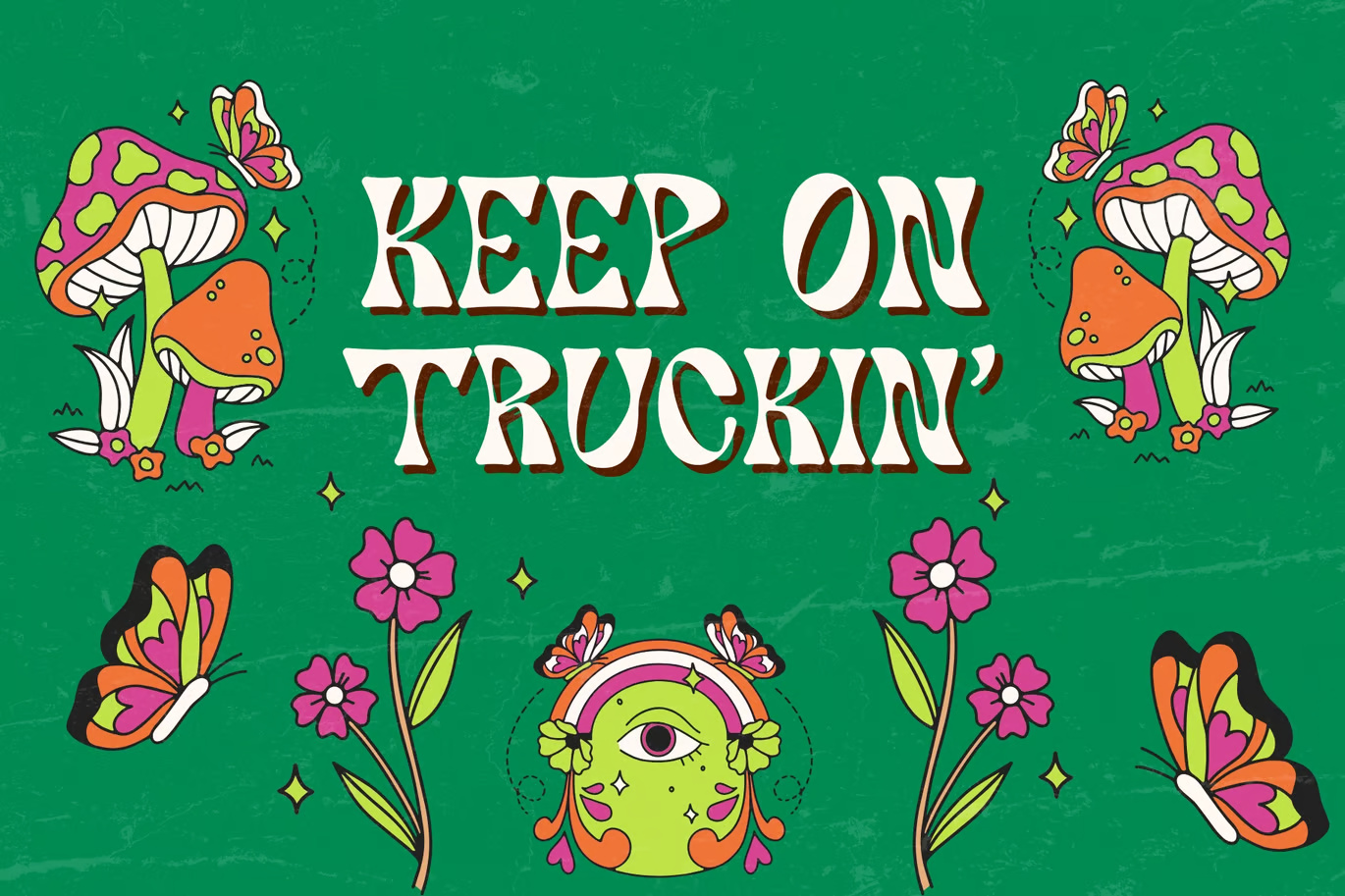 Maverick - Groovy 1960's Inspired Typeface