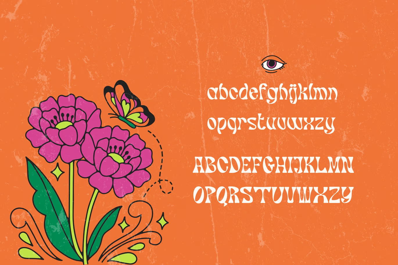 Maverick - Groovy 1960's Inspired Typeface