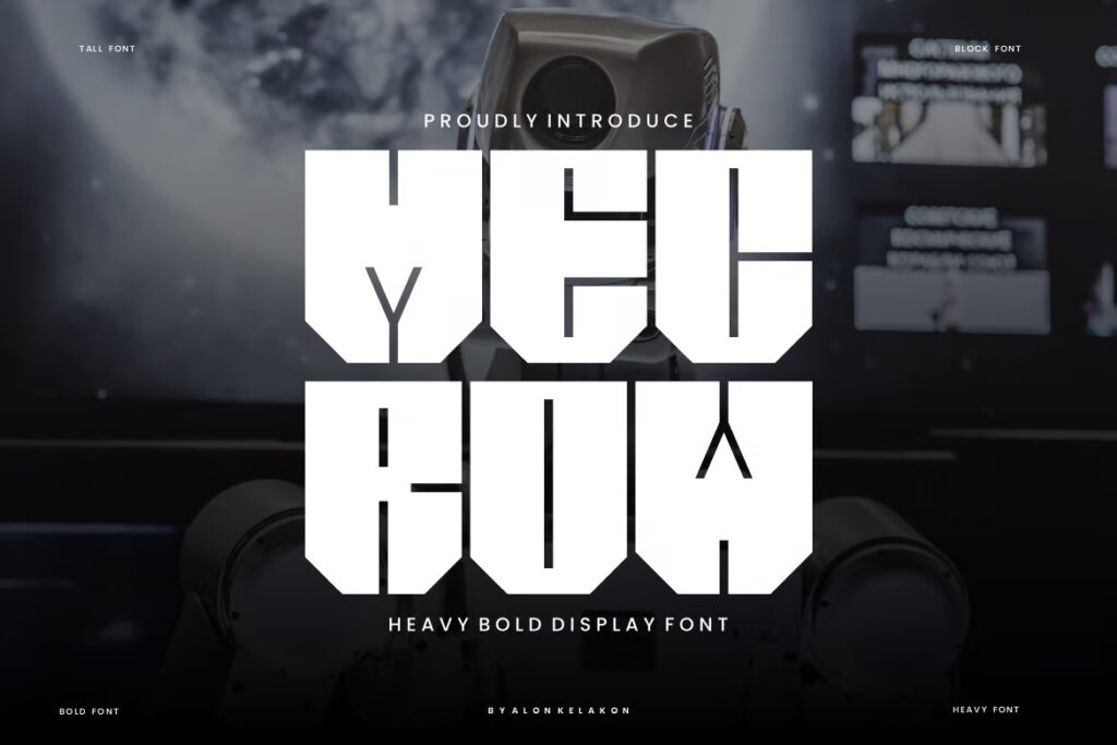 Mecrow - Heavy Bold Font