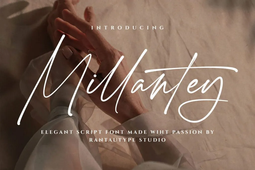 Millantey Elegant Script Font
