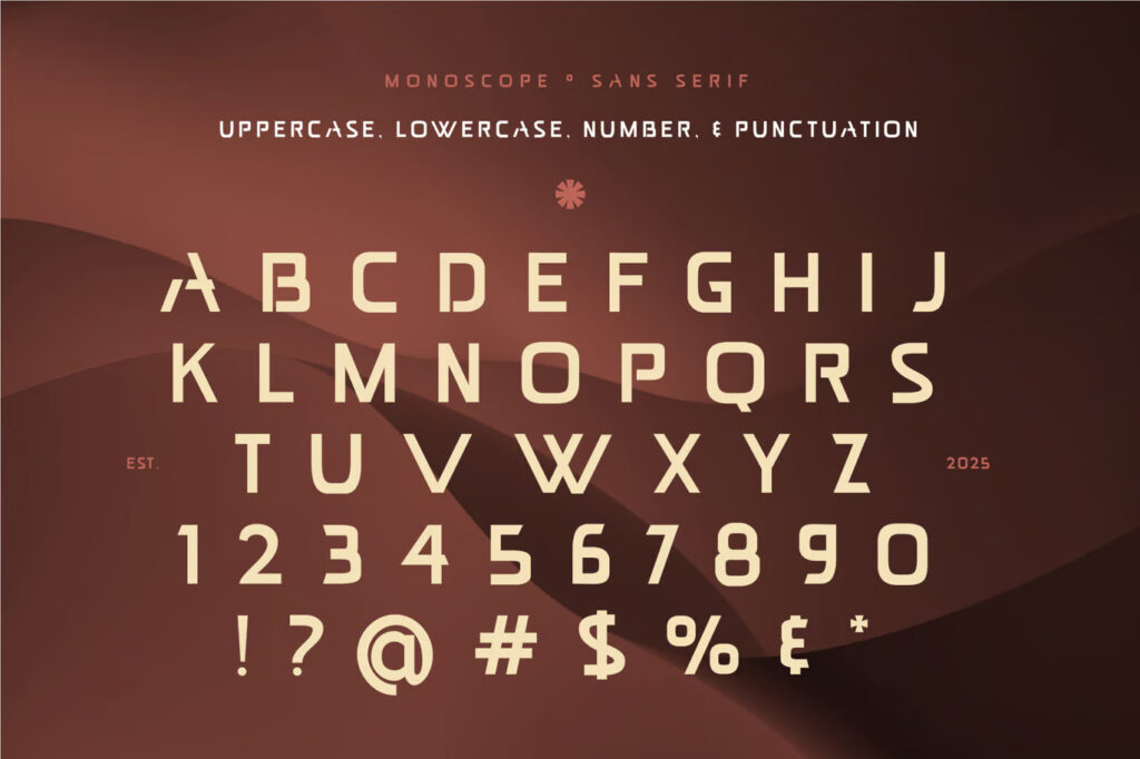 Monoscope Sans Serif Font