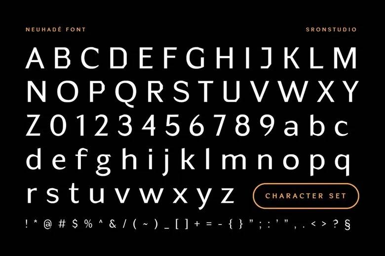 Neuhade Font Family