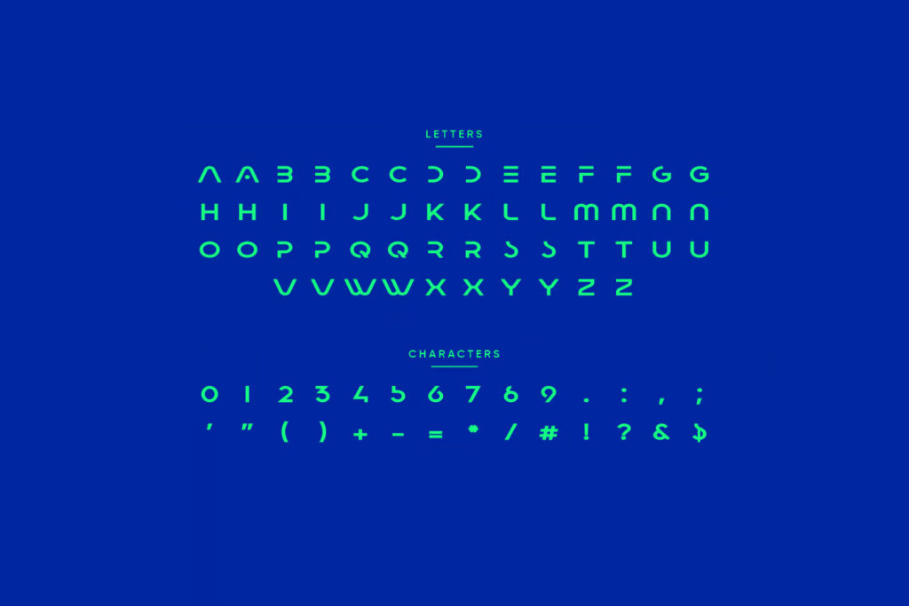 Orcroso - Modern Futuristic Typeface
