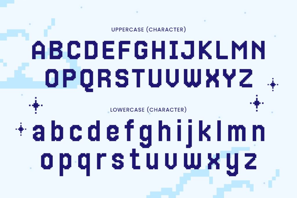 Raw Pixel - Bitmap Pixel Font
