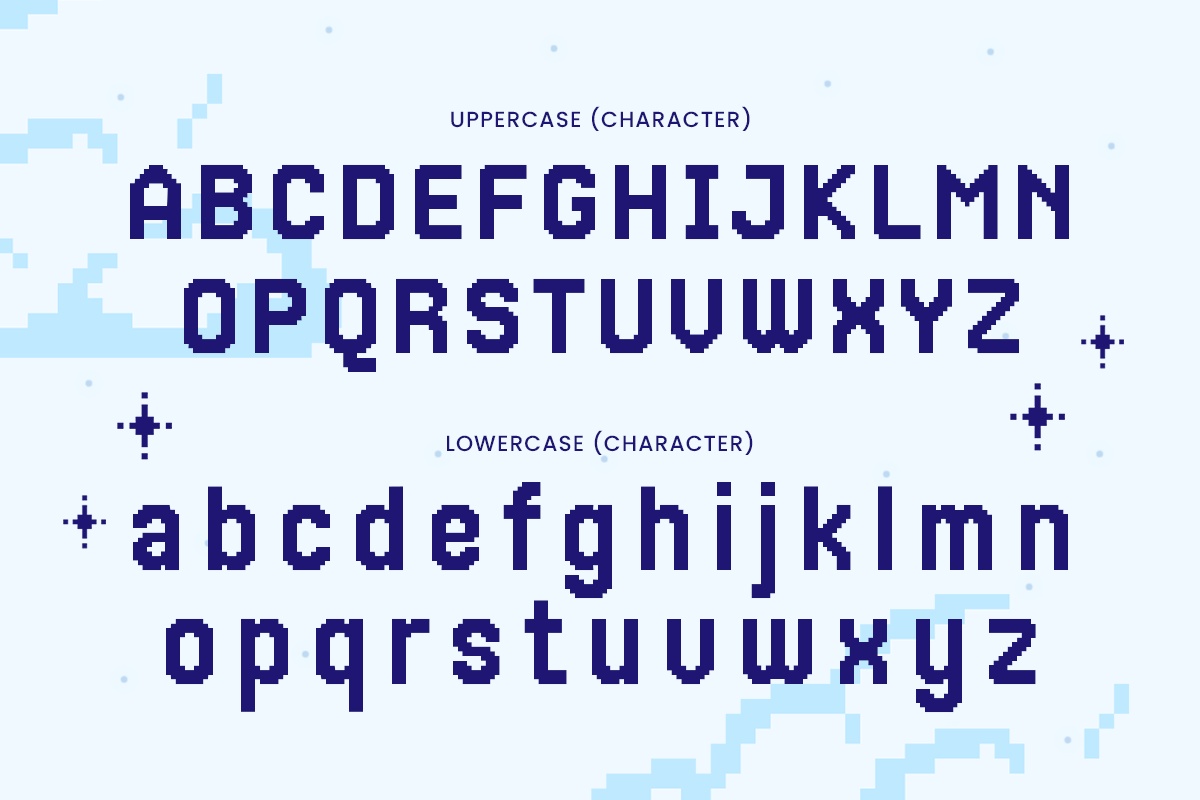 Raw Pixel - Bitmap Pixel Font