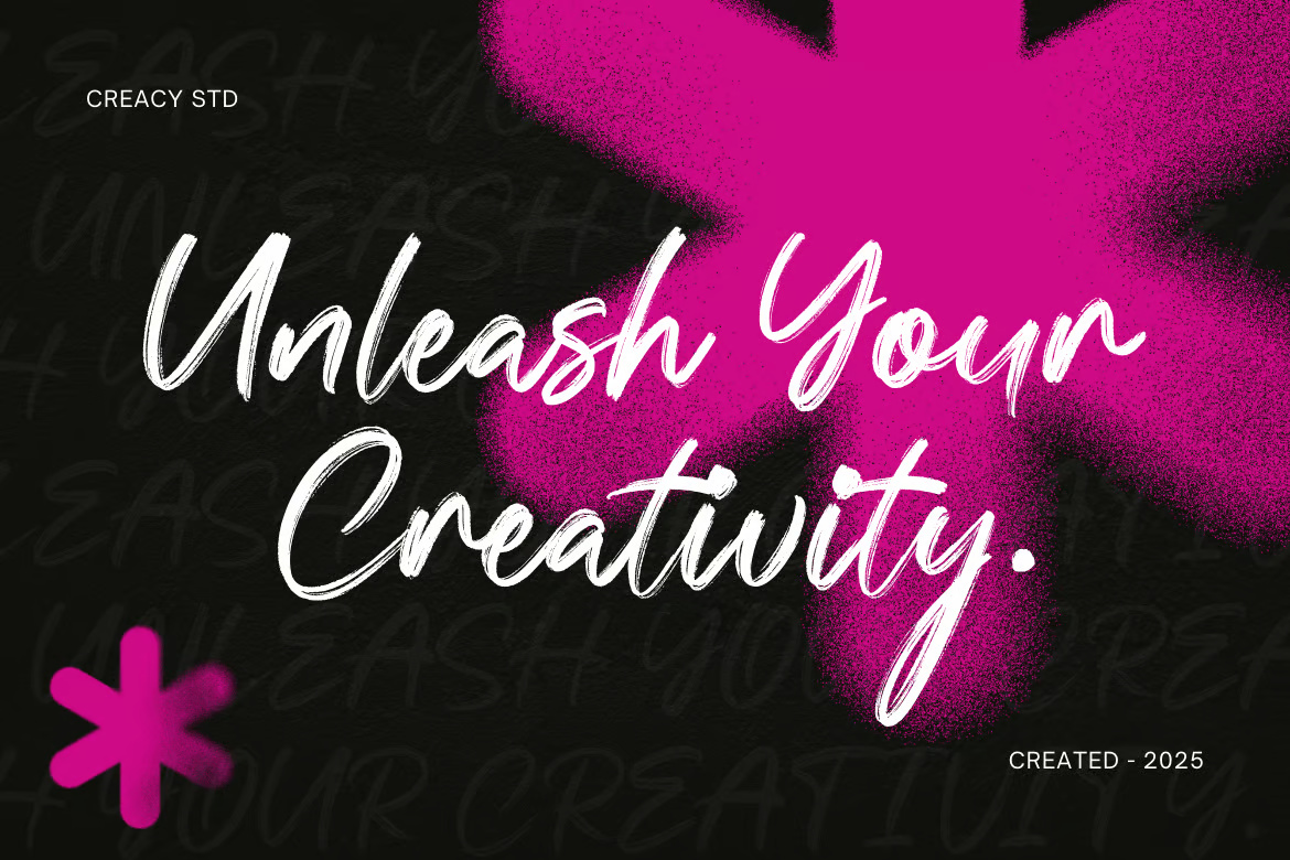 Rouxelle A Bold & Expressive Brush Script
