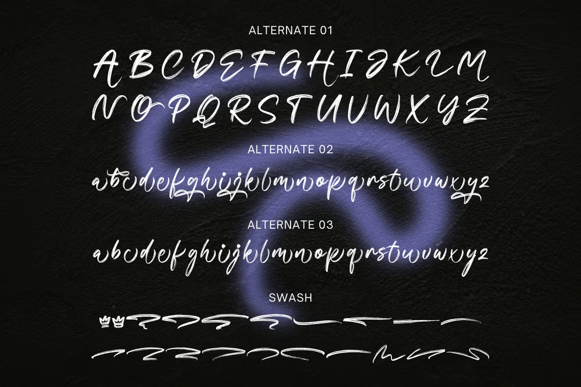 Rouxelle A Bold & Expressive Brush Script
