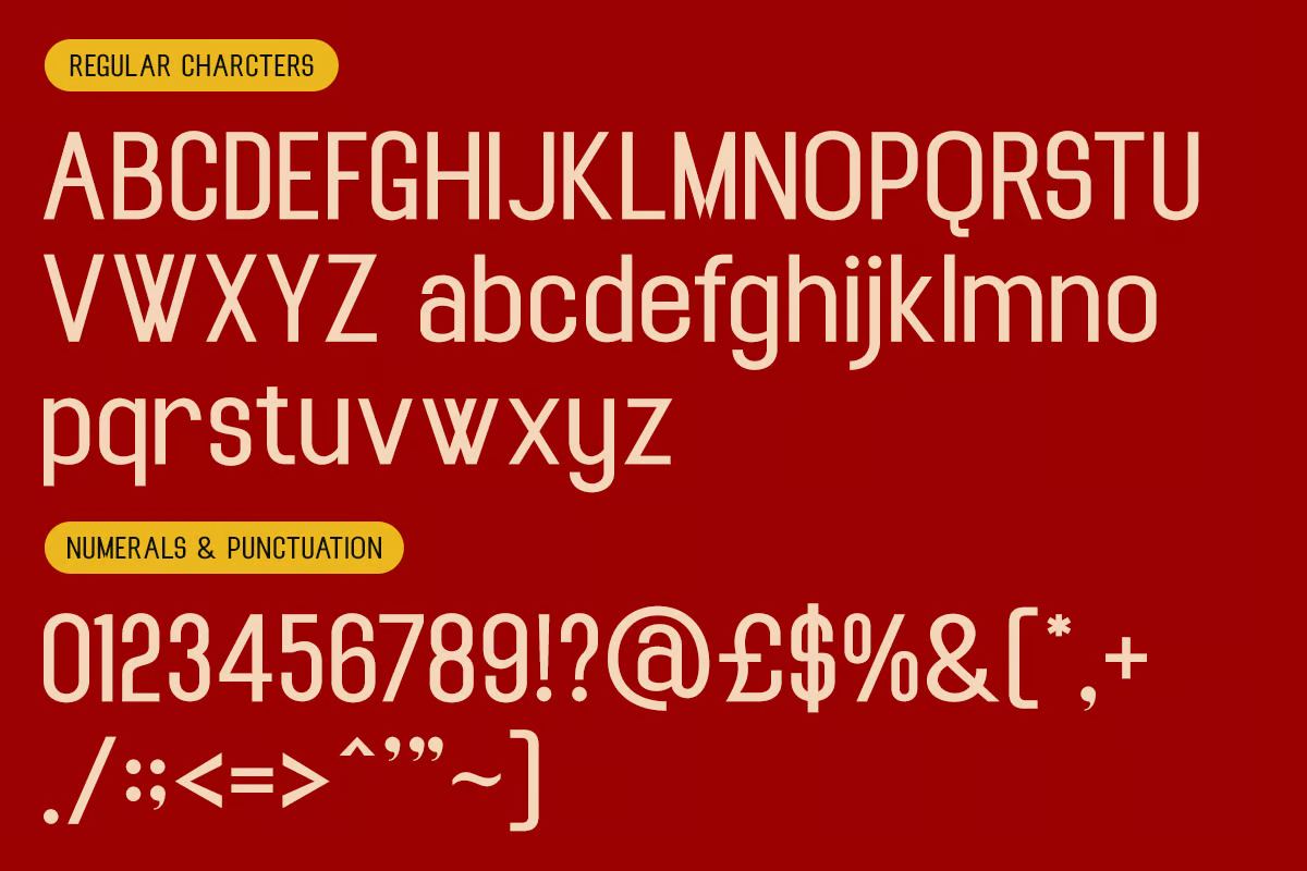 Tightrope Sans Serif Font