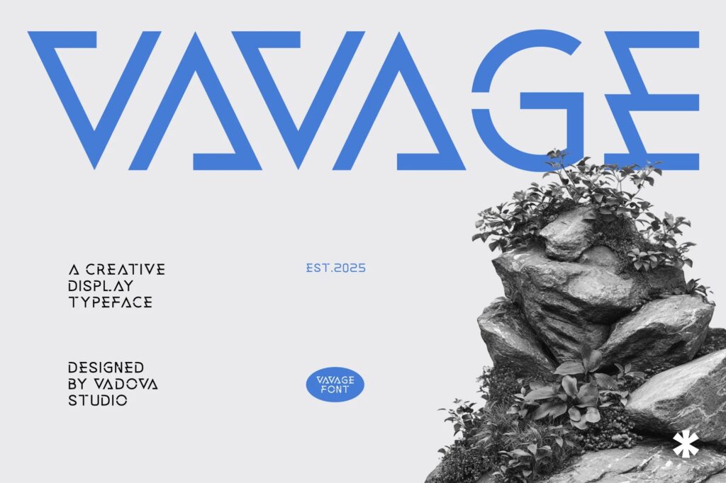 Vavage Creative Display Font