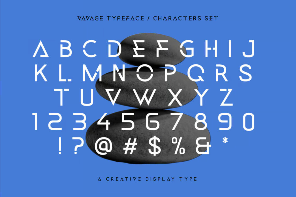 Vavage Creative Display Font