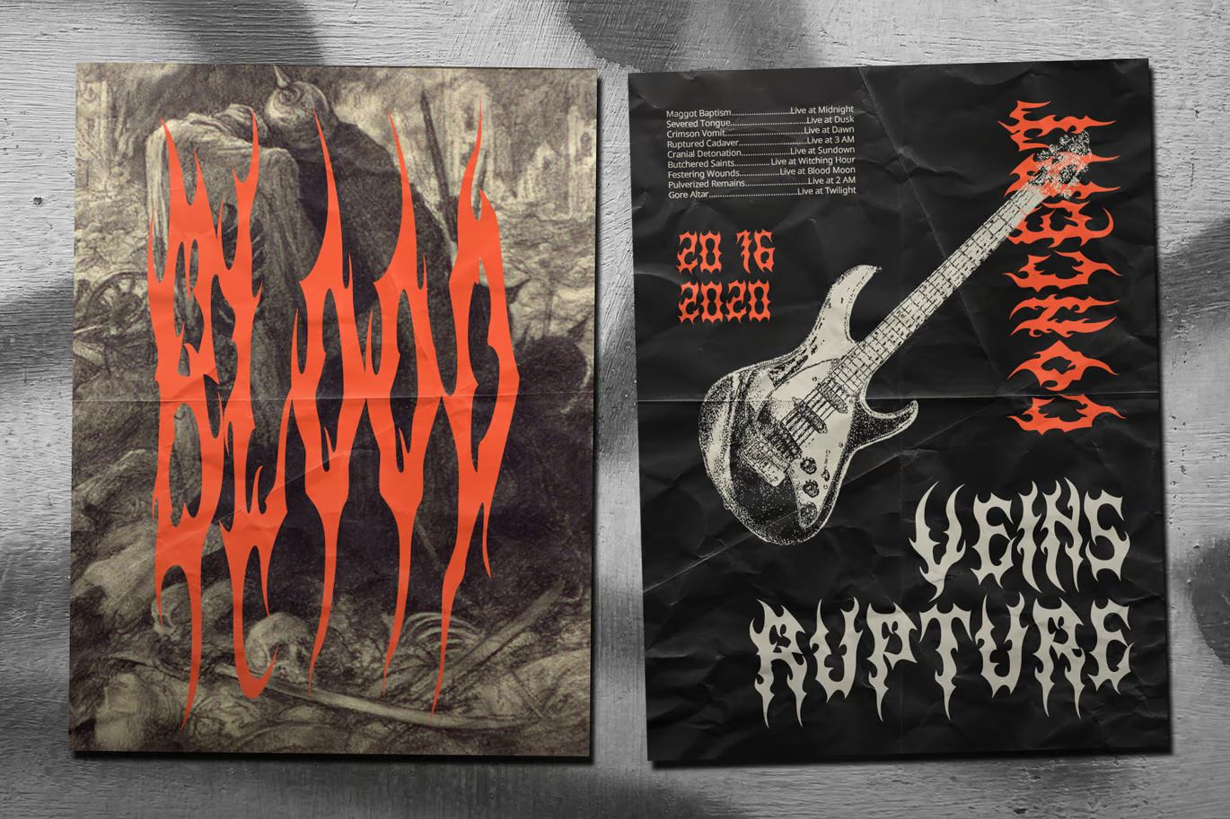 Wildfire – Black Metal Font
