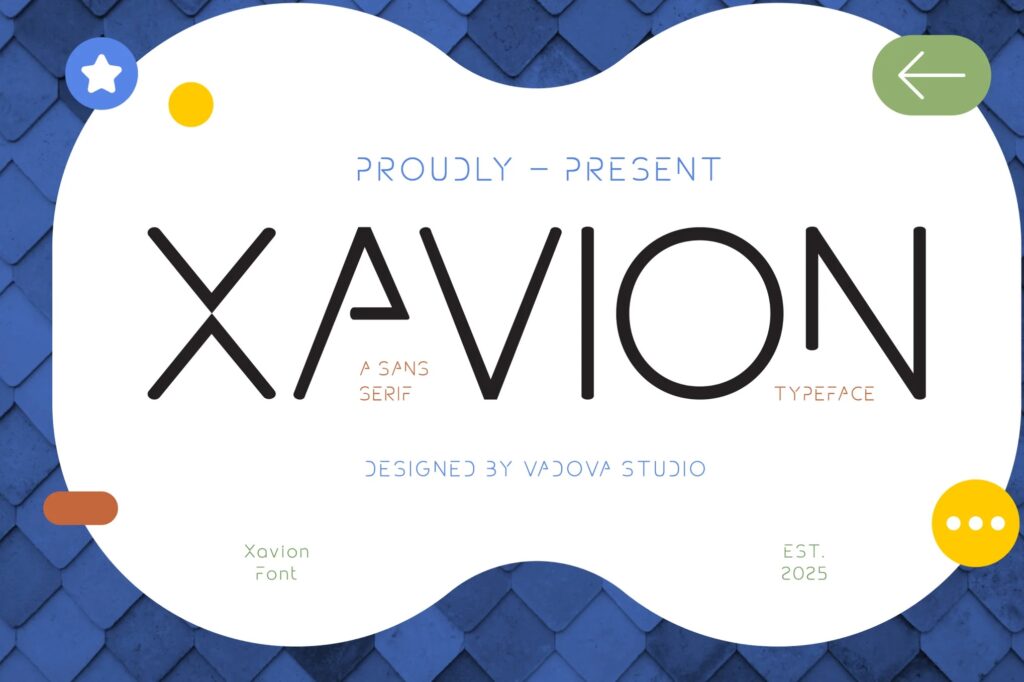 Xavion Sans Serif Font