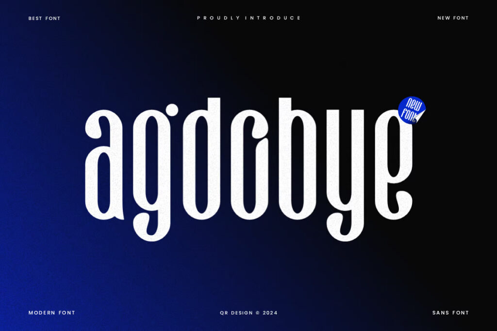 Agdobye - Modern Elegant Font