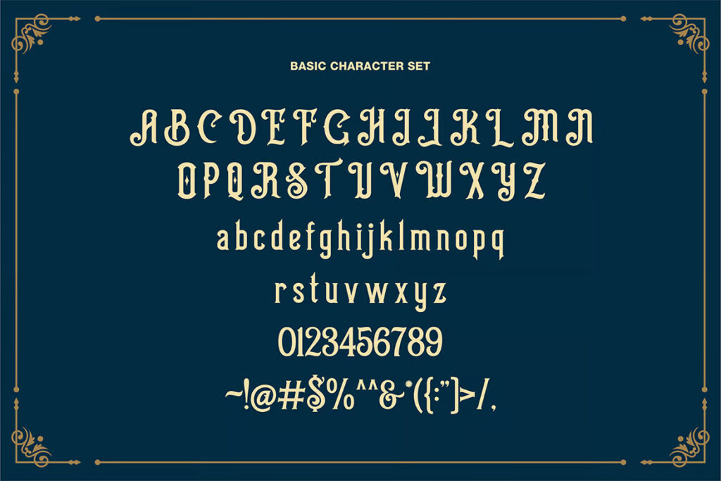 Alpharona Typeface
