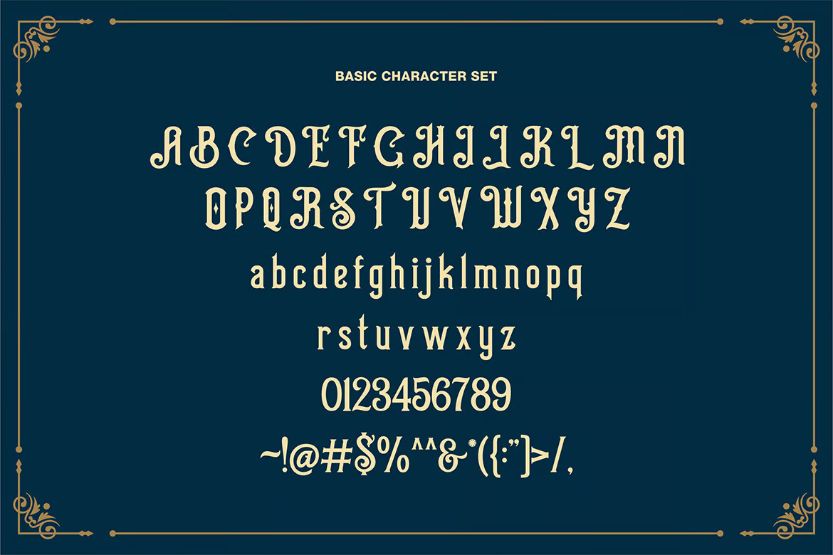 Alpharona Typeface
