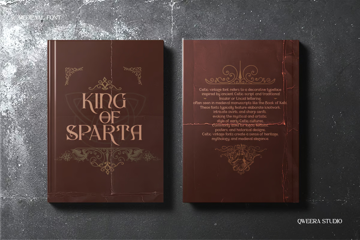 Areus - Celtic Vintage Logo Font