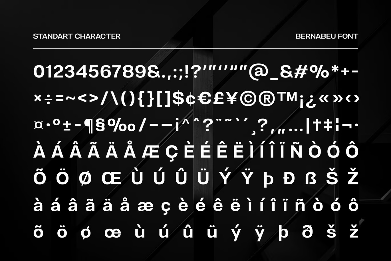 Bernabeu - A Bold Font Family