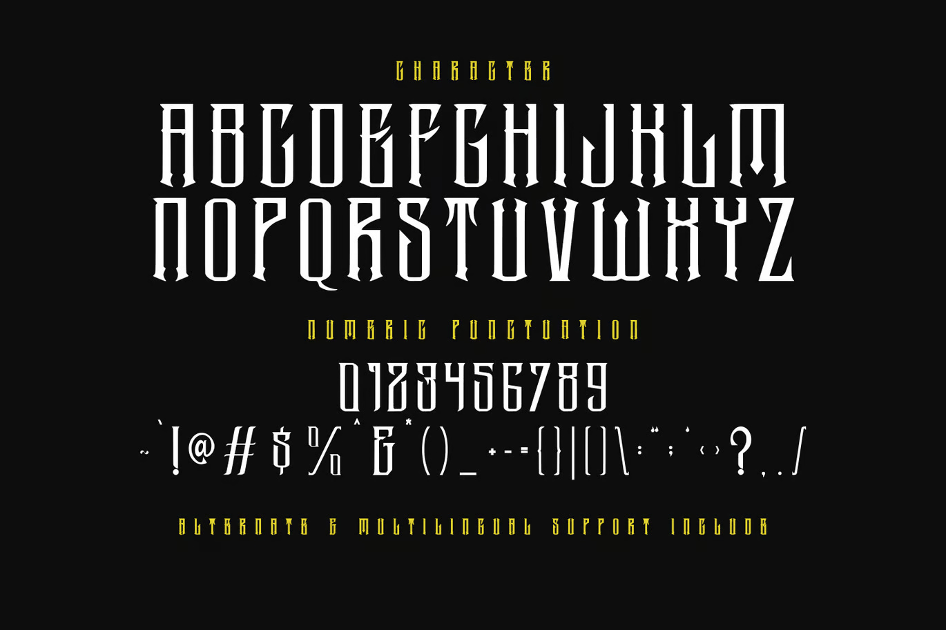 Brigizh Blackletter Display Font