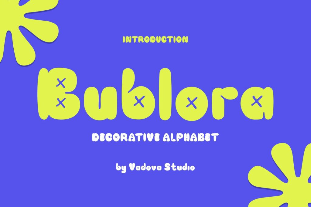 Bublora Creative Font
