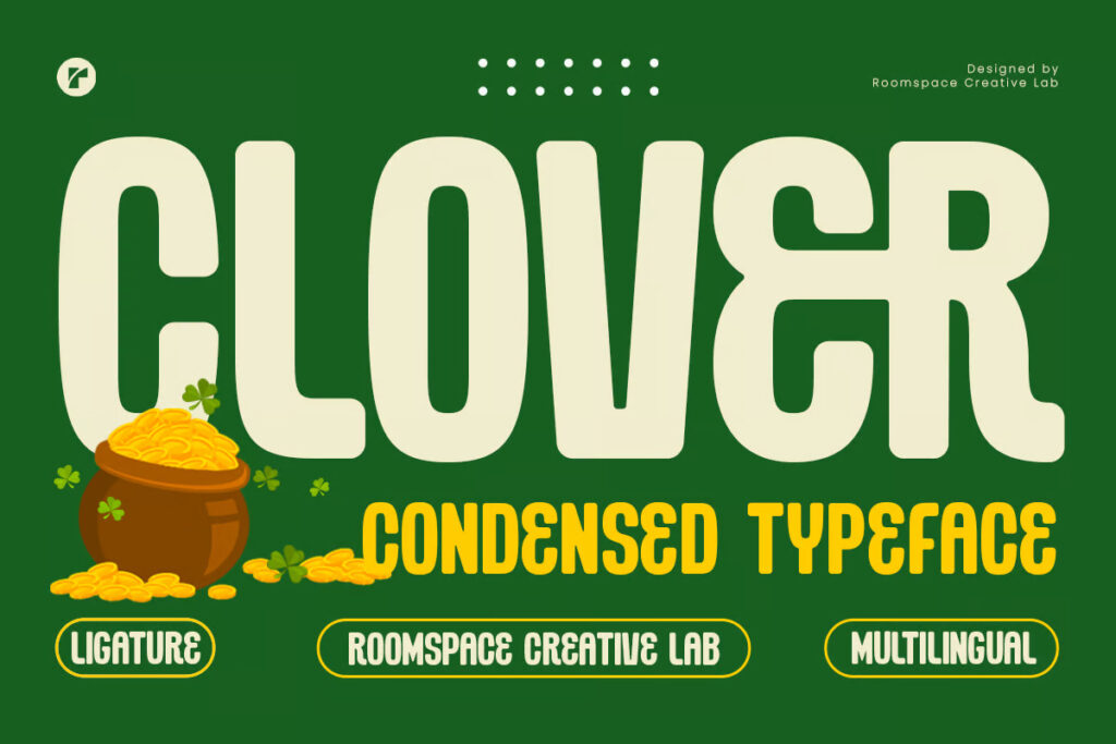 Clover Condensed - Elegant Modern Typeface Font
