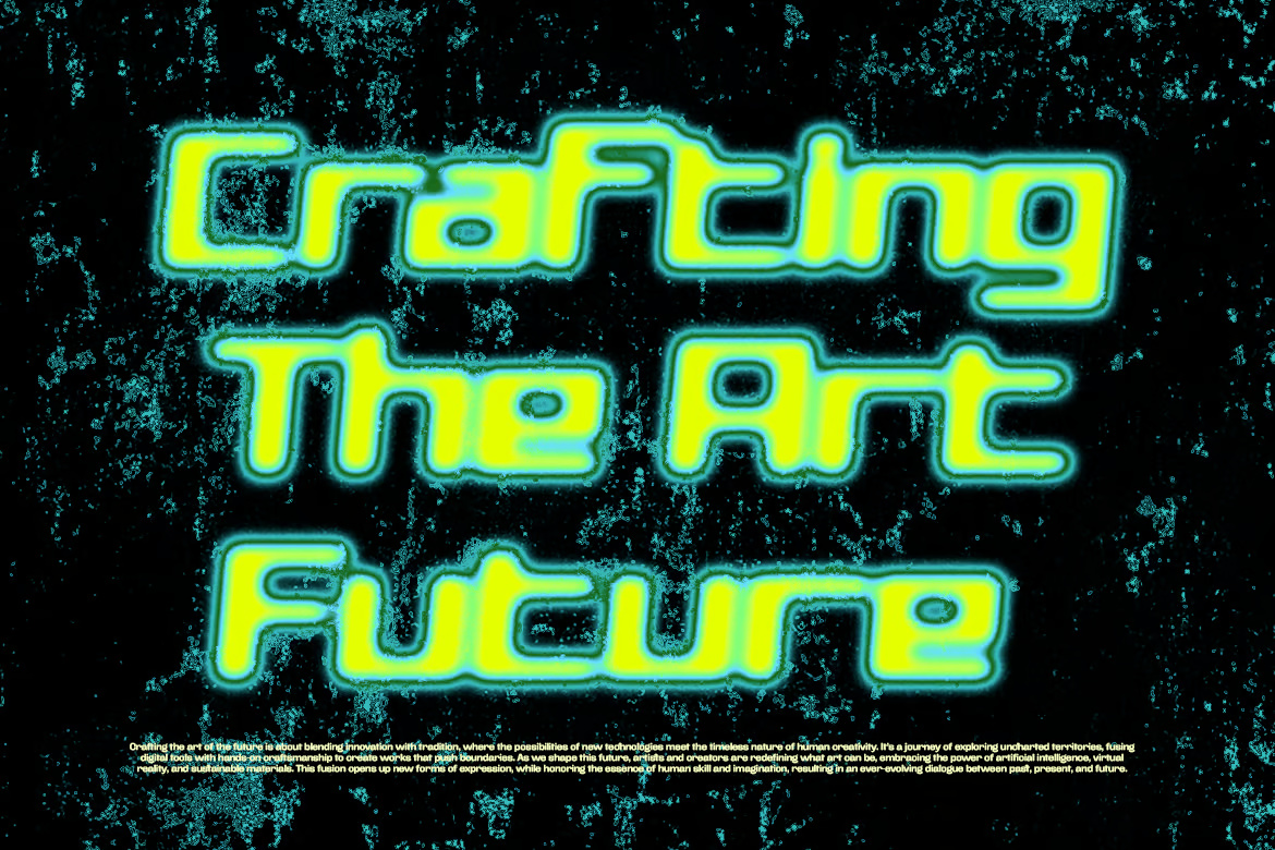 Cyrovoid - Futuristic Tech Font
