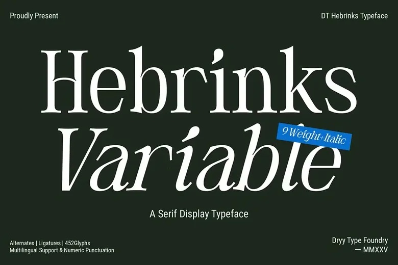 DT Hebrinks Font